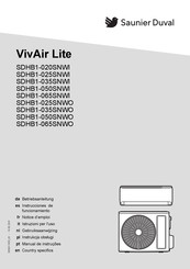 Saunier Duval VivAir Lite SDHB1-035SNWO Betriebsanleitung