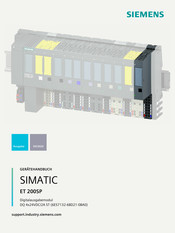 Siemens 6ES7132-6BD21-2BA0 Gerätehandbuch