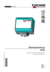 Fischer DE25 Betriebsanleitung
