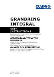 Costan GRANBRING INTEGRAL Betriebsanleitung Für Betreiber