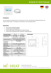 Mi-Heat M3-24V Bedienungsanleitung