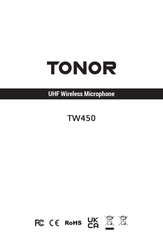 TONOR TW450 Bedienungsanleitung