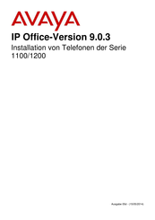 Avaya 1230 Installationsanleitung