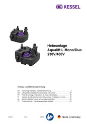 Kessel 28898 Einbau- Und Betriebsanleitung