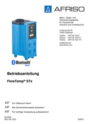 Afriso FlowTemp STx Betriebsanleitung