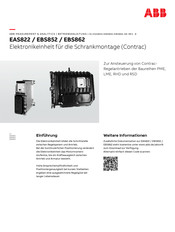 ABB EBS852 Betriebsanleitung