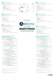 Airzone AZPV8WIRE10 Kurzanleitung