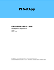 NetApp StorageGRID SG6060 Installieren