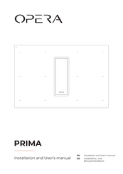 Opera Prima DPR78B1 Installations- Und Benutzerhandbuch