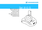 Sennheiser Set 810 S Bedienungsanleitung