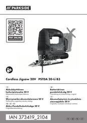 Parkside PSTDA 20-LI B3 Originalbetriebsanleitung