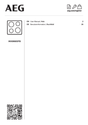 AEG IKK86683FB Benutzerinformation