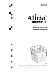 Ricoh Type 1013 Bedienungsanleitung