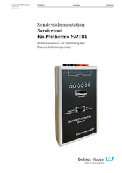 Endress+Hauser Prothermo NMT81 Bedienungsanleitung