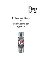 Kobold DAF Bedienungsanleitung