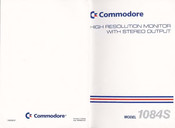 Commodore 1084S Bedienungsanleitung