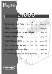 DeLonghi Pinguino S1000 Betriebsanleitung