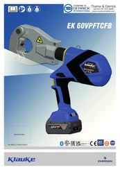 Emerson Klauke EK60VP/FT-L Bedienungsanleitung