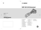 Bosch GOP 18V-34 Professional Originalbetriebsanleitung