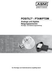 ASM POSITILT-PTAM2 Montage- Und Bedienungsanleitung