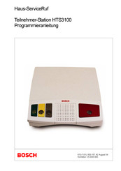 Bosch HTS3100 Programmieranleitung