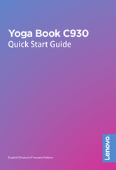 Lenovo YOGA C930 Kurzanleitung