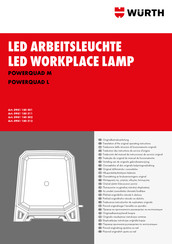 Würth POWERQUAD L Originalbetriebsanleitung