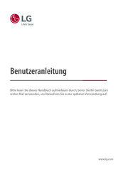 Lg 86UQ91009LA Benutzeranleitung