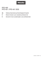 Miele PFD 400 U Gebrauchsanweisung