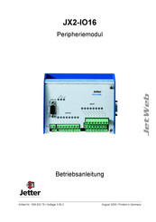 Jetter JX2-IO16 Betriebsanleitung