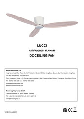 Beacon Lighting LUCCI AIRFUSION RADAR DC CT-H-3B Bedienungsanleitung