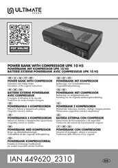 ULTIMATE SPEED UPK 10 H5 Bedienungs- Und Sicherheitshinweise Originalbetriebsanleitung