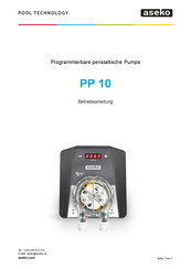 Aseko PP10 Betriebsanleitung