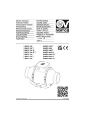 Vortice LINEO 250 Q Betriebsanleitung