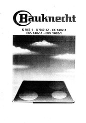 Bauknecht EKV 1482-1 Gebrauchsanweisung