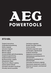 AEG PowerTools BTS18BL Originalbetriebsanleitung