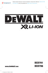 DeWalt DCD796 Originalanweisungen