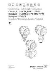 Endress+Hauser Cerabar S PMP72 Betriebsanleitung