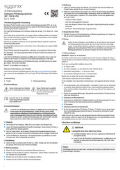 Sygonix SY-5251906 Bedienungsanleitung