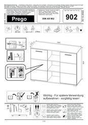MID.YOU Prego X98 A9 902 Montageanweisung