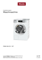 Miele PWM 906 DP Installationsplan