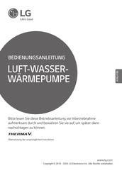 LG THERMA V HM143MR Bedienungsanleitung