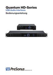 PRESONUS Quantum HD 2 Bedienungsanleitung
