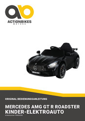 Actionbikes MERCEDES AMG GT R ROADSTER Original Bedienungsanleitung