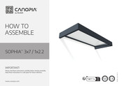 Palram CANOPIA SOPHIA 3x7 / 1x2.2 Montageanleitung
