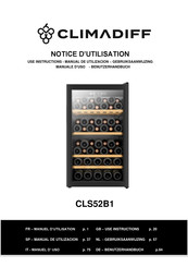 Climadiff CLS52B1 Benutzerhandbuch