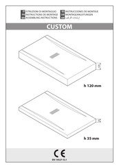 Novellini CUSTOM h 35 mm Montageanleitungen