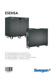 Swegon ESENSA Installationsanleitung