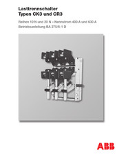 ABB CK3 L Serie Betriebsanleitung