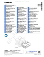 Siemens SIRIUS S3 Originalbetriebsanleitung